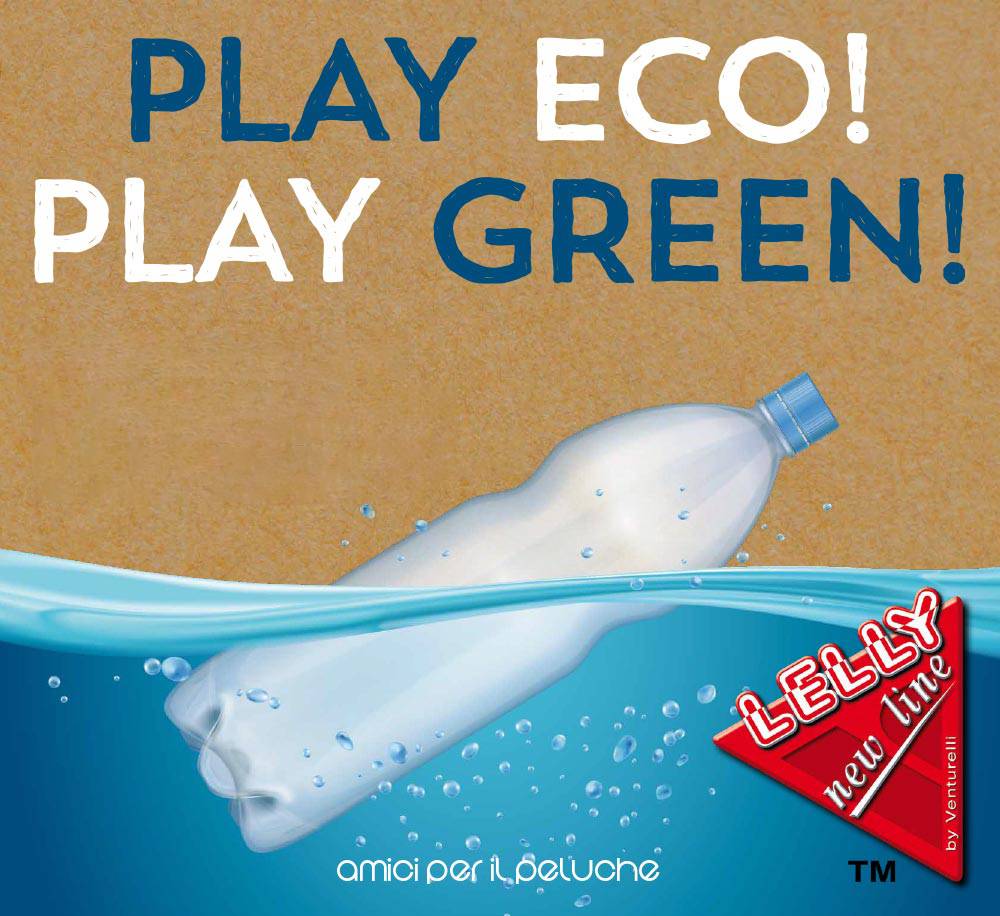 Sustainable Stuffed Plush Animals PLAY ECO-PLAY GREEN